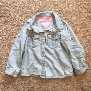 🎉5 for $25🎉 Genuine kids Oshkosh Chambray shirt